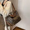 Neue Koreanische Version INS Schulter Große Kapazität Tote Mode Handtasche Pendler frauen Tasche modell 7569