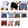 Женские шорты Джинсовые женские джинсовые короткие брюки с карманами для тренировок для бега, офиса, дома, путешествий, модная летняя одежда, белый S
