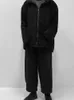 Erkek Hoodies Peluş Peluş Gevşek Tasarruflu Kazak 2023 Modaya Moda Kalınlaştırılmış Büyük Yüksek Boyun Kaşmir Ceket