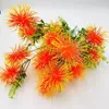 Bouquet de fleurs artificielles Leucospermum, 18 têtes, fleurs décoratives, plantation de griffes de crabe, chrysanthème, coussin, Simulation de maison