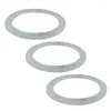 Wine Glasses 3 Pcs Plastic Washers Useful Seal Ring Insulated Cup Sealing Stainless Steel Insulation Lid White Silicon