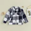 Kurtki Toddler Shirt JUSZCZEŚCI PRAKTY DRUKOWANIE BUTUNE KREDIGAN Zimowy płaszcz do niemowlęcia Baby Spring Fall Empear Ubranie dziecięce