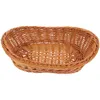 Ensembles de vaisselle Panier d'épicerie Tissé Snack Paniers-cadeaux Seagrass Fruits Plastique Multi-fonction Stockage