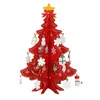 Décorations de Noël G6DA Sculpture d'arbre en bois Célébrations parfaites Décoration de vacances