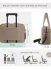 Duffel Bags Designer Luxury Travel Bag Stor kapacitet Tog Wet and Dry Handbag Ladies Shoes Compartment Bagage Picknick Duffle