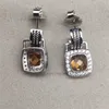 Zircon Store Liquidation Boucle D'oreille En Gros Boucles D'oreilles Cystal De Luxe Petit Incrusté Femmes designer Dangler mode Élégant Haute Qualité Bijoux Cadeau D'anniversaire D28L