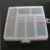 PLÁSTICO 6 Slots Jewelry Tool Box Organizer Storage Box caixa