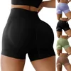 Yoga-outfit Yogashorts Dames Hoge taille Kort Ademend Scrunch Butt Workout Korte maillots Push-up legging Hardloopshorts fietsen Gymkleding 230928