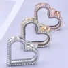 Pendentif Colliers 10pcs / lot romantique coeur cendres verre urne médaillon crémation mélange couleur mémoire géométrique médaillon colgantes bijoux en vrac