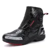 Botas masculinas botas de motocicleta sapatos de couro de microfibra à prova dwaterproof água laço rápido profissional botas moto hombre bota motociclista 230928