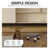 Pillow Desk Stool Low Wheels Shoe Bench Small Roller Bathroom Furniture Accessories Seat Stools Work