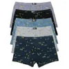 Underpants Middle-aged And Elderly Pure Cotton Men's Underwear Trend Plus Fat Increase Loose Breathable