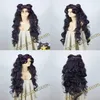 Sailor Moon Luna Artemis Helt ny Long Purple Black Wig Cosplay Party Wig222d