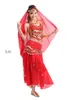 Scene Wear Belly Dance Costume Bollywood Dress Bellydance Womens Dancing Set Tribal kjol 4st/1Set