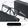 Lunettes de marque de luxe Nouveau carré Tr anti-lumière bleue lentille plate pour hommes et femmes mode visage mince camarade de classe lunettes PC peuvent être assorties à la myopie