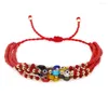 Strand Rice Bead Armband Multilayer Devil's Eye Originality Fashion Hand Stick Justerbar Böhmen individualitet pärlstav