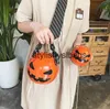Totes Kreativer Spaß Halloween Spaß Kettentasche Halloween Damentasche Kreuzschulter Handheld Kürbistaschenstilvolle Taschen