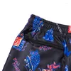 Calças masculinas agulhas carta dos desenhos animados logotipo sweatpants roxo borboleta bordado zíper webbing pista listra oversize homens mulheres calças