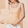 Camisoles Tanks 통기성 여성 조끼 패딩 탱크 상단의 양면 브러시드 Camisole Women 's Seamless가 가을을위한 무선으로 원활합니다.