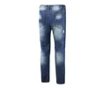 Men's Jeans Ripped Men 2023 Blue Male Straight Denim Biker Pants Jogger Distressed Trouser Hole Size 34 36 38 40 42 Wholesale Clothing