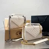 Damesketen zwarte portemonnee flapzakken gouden handtas tas mode klassieke schouderontwerper tas luxe kaarthouder tassen crossbody ontwerp