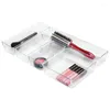 Clothing Storage Drawer Organizer 6-Piece Set Clear Shoe And House Organization