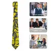 Bow Ties Mens Tie Yellow Butterfly Neck Animal Print Novelty Casual Collar Graphic Leisure Quality Necktie Accessories