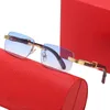 Najnowszy mężczyzna projektant okularów przeciwsłonecznych moda duże owalne kobiety okulary słoneczne gradient herbata plaża bezszraża różowe złoto poczucie luksusowych okularów Uv400 męskie pudełko na prezent sonnenbrille