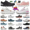 أحذية مصممة عالية الجودة الرجال يركضون 2024 Women Cloud Designer Sneakers Pink Triple White Blue Mens Womens Outdoor Sports Trainers Free Shipping Black Cat 4