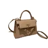 Petit sac à bandoulière Crocodile, nouvelle mode, sac à main français pour se rendre au travail, inventaire 399