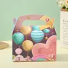 Cadeau cadeau 12pcs / lot boîte à gâteaux et emballage pour enfants fournitures de fête d'anniversaire portable sac de papier kraft bonbons