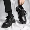 Dress Shoes Men's 2023 Suit White Thick-Soled Spring And Autumn Casual Sports Skate Fashion