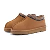 مصمم أستراليا تسمان Slippers Tazz Classic Winter Warm Ugge Boots Womens Mini Half Snow Snick