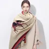 Designer winterponcho sjaal Kasjmier sjaal voor dames Kasjmier lange Pashmina Zijdeachtige sjaal Wrap voor avondkleding Deken Open voorkant Poncho Cape