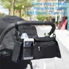 Kinderwagen Teile Universal Organizer mit wasserdichtem isoliertem Tassenhalter für Windelspeicher -Telefonschlüsselspielzeuge