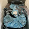 Cross Body Body Cross Designer Zware Keten Tas Dames Tas Shouder Mini Portemonnee Cowboy Leren tas Fashion202313blieberryeyes