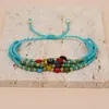 Strand Rice Bead Armband Multilayer Devil's Eye Originality Fashion Hand Stick Justerbar Böhmen individualitet pärlstav