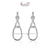 Bijoux Boucle d'oreille Designers Stud Dy Boucles d'oreilles Sliver Double Porter Twisted Thread Silver Aiguille Boucles d'oreilles Femmes Mode Polyvalent Platine Plaqué TGX7