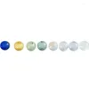 Bottles 5pcs 30mm Mix Color Hollow Glass Ball Orb With Double Hole Round Bubble Vial Globe Orbs Jewelry Findings Beads Pendant Jar