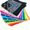 Eşarplar Pamuk Bandana Saç Bandı Paisley Eşarp Kadınlar için Kovboy Erkek Bisikletçisi Spor Haval Bilgisi Hair Wrap Tek taraflı baş sargısı unisex