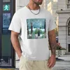 Polo da uomo Walk In The Snow T-shirt Kawaii Abbigliamento Summer Top Man Animal Print Camicia per ragazzi T-shirt a maniche lunghe da uomo