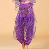 Bühnenkleidung Damen Bauchtanzhose Frau Tanzhose Ägypten Rock Pailletten Professionelle Tribalhose