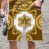 Shorts voor heren, streetwear, luipaardprint, herenkleding, elastische taille, patroon, coole man, los, casual, oversized, zwemmen, zomerstrand