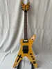 Custom Dimebag D3 Southern Cross Signature Modelo Guitarra Elétrica Tigre Amarelo