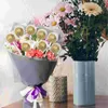 Flores decorativas 100 peças suporte de toro de chocolate buquê diy base fixa suporte de doces decoração mini caixa de bola