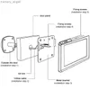 Deurbellen 4,3 inch kijkgaatje deurbel videocamera video-oog bewegingsdetectiemonitor digitale deurbel deurviewer (rosé goud) YQ2301003