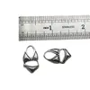 100pcs/Lot Bikini Antique Silver Charms Pendants For Jewelry Making 21*12mm DH0460