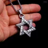 Kedjor Vivilady Hip Hop Retro 316 Titanium Steel Prevent Allergy Hollow Out Star Pendant Necklace Choker för män smycken droppe