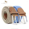 Belts Sishion107-110cm الحزام المرن والمنسوج في جماعة واحدة من الدنيم متعدد الاستخدامات للرجال SCB0336