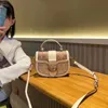 Borsa per il trucco Borsa per il trucco Borsa quadrata piccola in vera pelle, borsa da donna in pelle di vacchetta, borsa a tracolla di fascia alta, borsa a tracolla casual, borsetta, portafoglio per appuntamenti alla moda